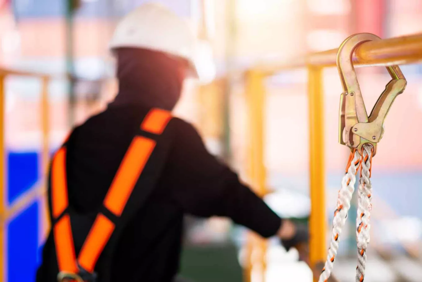 Construction Worker Safety Harness