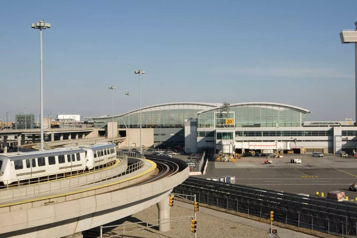 Outside of JFK Airport representing Unity's project