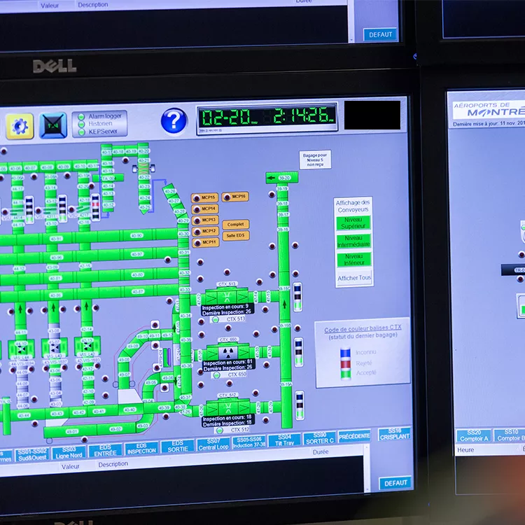 EQUANS Services Inc. Facility Management Digital Screen