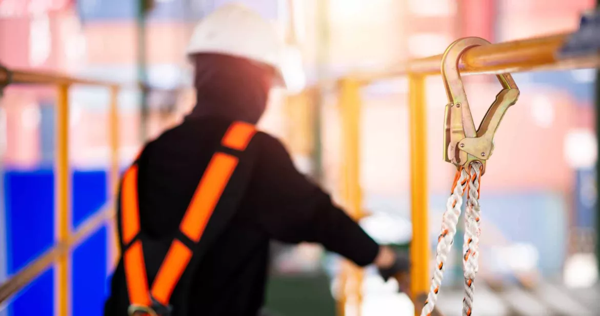Construction Worker Safety Harness
