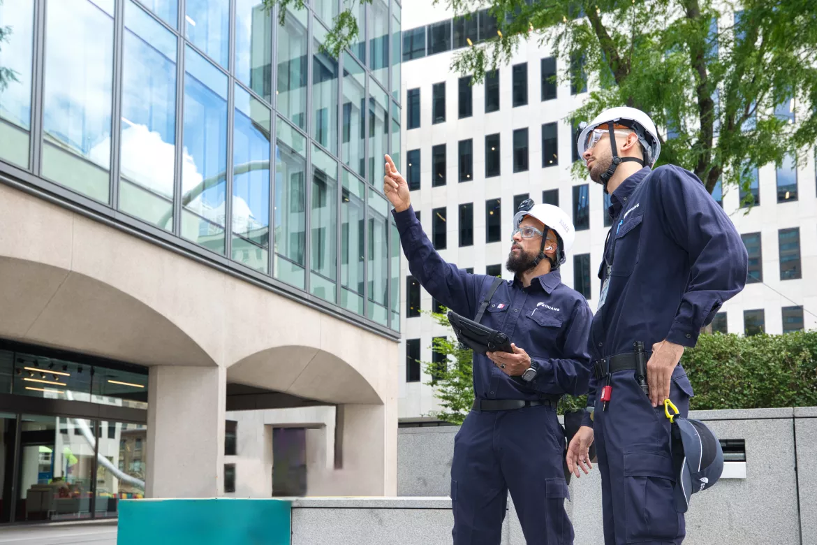 Equans Employees pointing