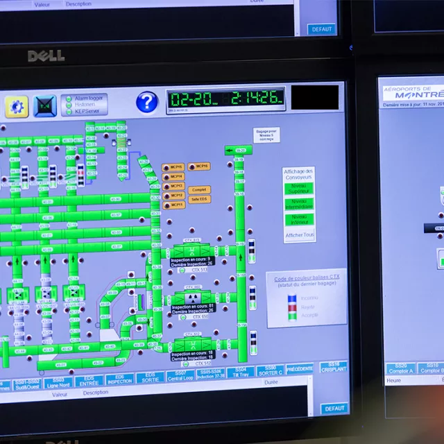 EQUANS Services Inc. Facility Management Digital Screen